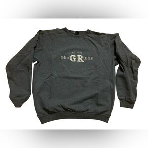 Vintage grey mens pullover sweater in size large